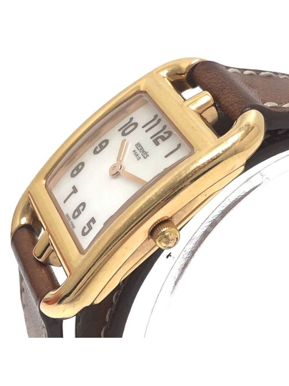 Hermes Watch 18k Pink Gold Cape Cod Double Tour - Picture 5 of 9